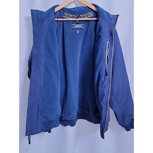 Lands End Navy Classic Squall Jacket Mens size XL 46-48 - Picture 5 of 7